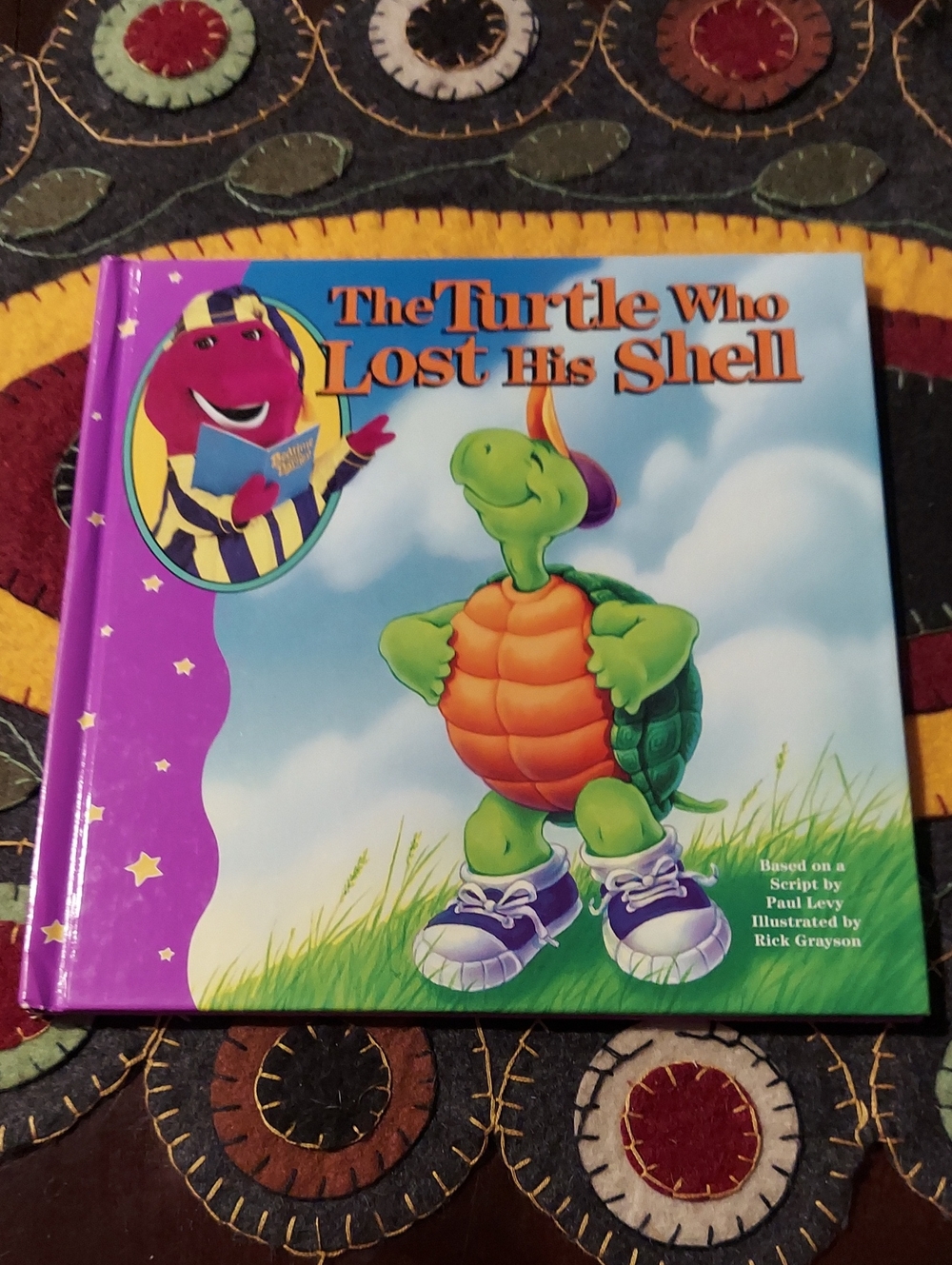❤️ Bedtime With Barney: The Turtle Who Lost His Shell Hardcover Book